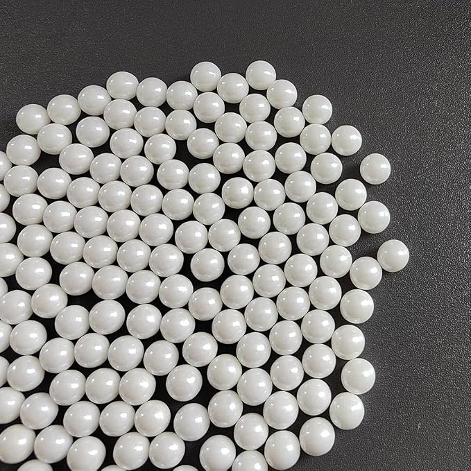 Homankit White Pearl Sprinkles Edible Pearls for Cake Decorating, 10mm 120g/4.23OZ Sugar Pearls Cake Decorations for Baking Cookie Cupcake Toppers Ice Cream Toppings Birthday Wedding Supplies