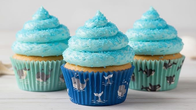NCS Pearlized Blue Coarse Sanding Sugar, Sparkling Decorating Sugar for Baking & Drink Rims, 7 oz
