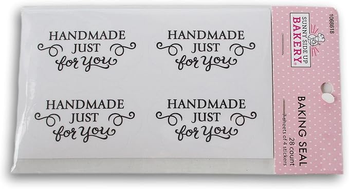 Handmade Just For You Baking Seals - 28 Count