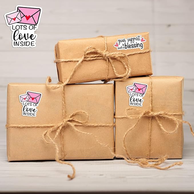 Wailozco 1.5'' Special Surprise Inside Stickers,Mystery Sticker for Small Business Mail Envelopes Package Packing 500 Labels Per Roll