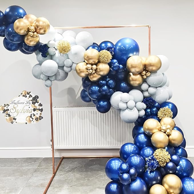 Voircoloria Navy Blue Balloons, 66pack 12inch Dark Blue Latex Party Balloons for Graduation, Wedding, Birthday, Baby Shower, Gender Reveal, Anniversary Party Decorations
