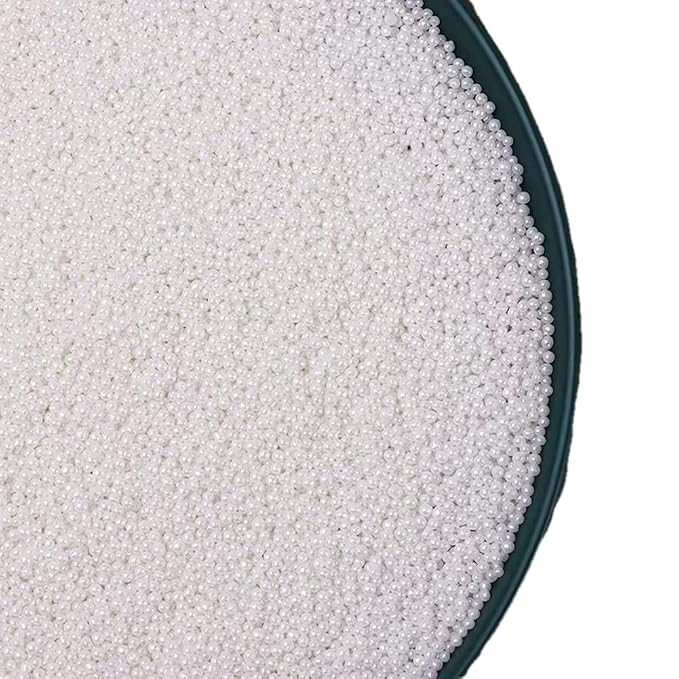 Edible Pearl White Sprinkles for Wedding Cake Decorating,Christmas Cake sprinkles,Cookie sprinkles,Sugar Pearl, Edible Candy Pearls 130g 4.6OZ for Cake Cupcake Decorationg 2mm (White)
