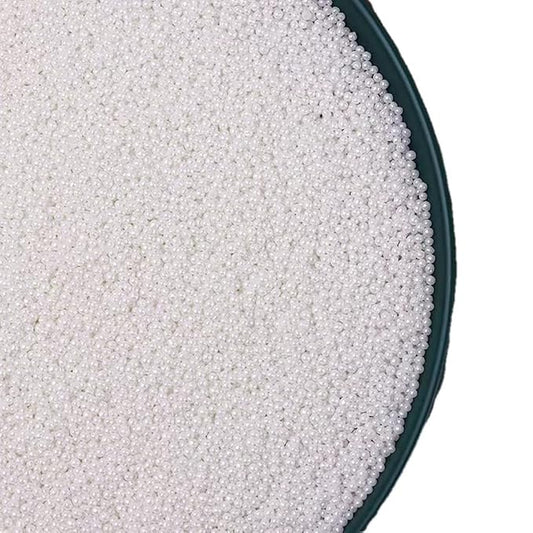 Edible Pearl White Sprinkles for Wedding Cake Decorating,Christmas Cake sprinkles,Cookie sprinkles,Sugar Pearl, Edible Candy Pearls 130g 4.6OZ for Cake Cupcake Decorationg 2mm (White)