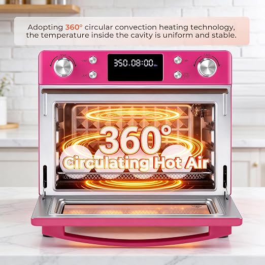 30L/32Qt Sublimation Oven - for 40oz Tumblers | 1700W 450℉ 360° Turbo Convection, Digital Control, Bulk Printing for 11oz Ceramic Mugs with Accessories