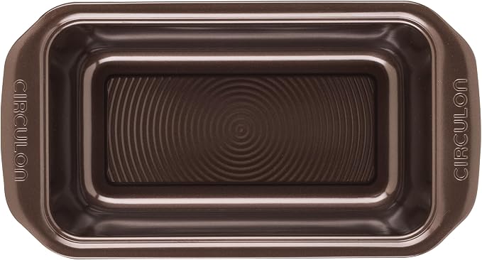 Circulon - 46013 Circulon Bakeware Meatloaf/Nonstick Baking Loaf Pan, 9 Inch x 5 Inch, Chocolate Brown