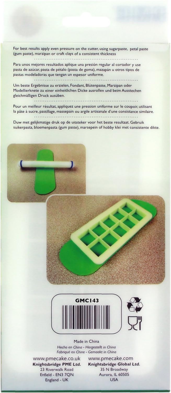 PME Geometric Multicutter for Cake Design Square, Large Size, 1.25-Inch