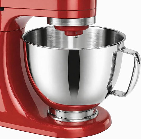 Compatible with KitchenAid Stand Mixer, 5 Qt Stainless Steel Mixing Bowl
