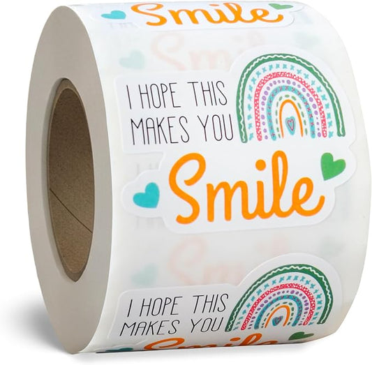 500Pcs Thank You Stickers for Small Business Online Retailers Small Shop Mail Envelopes Baking, Sealing Packaging Gift Wrap Stickers
