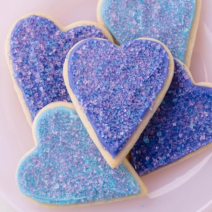 Sweets Indeed Dye Free Pastel Sugar Mix, Dye Free, Edible Sugar Mix, Perfect for Cake Decorations, Baking, Ice Cream, Cookies, Cupcake Topper 3.35 ounces (Dye Free Pastel Sugar)