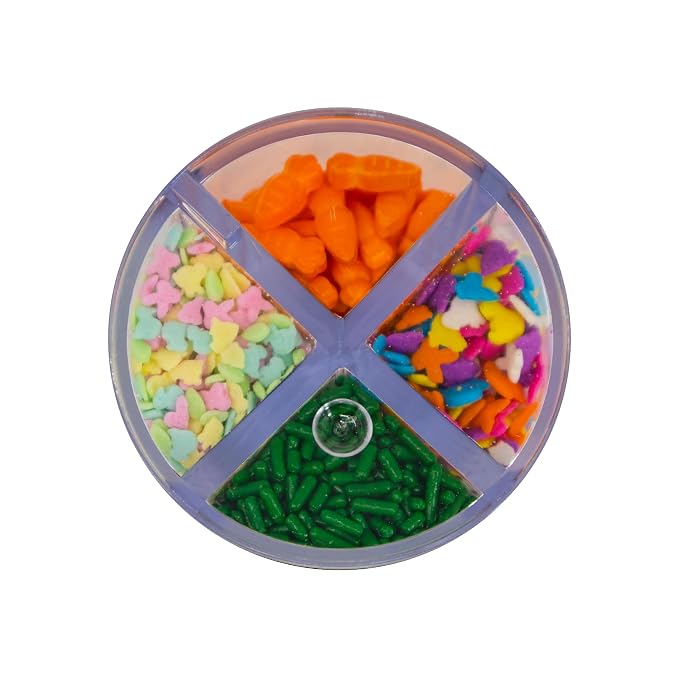 Mystic Sprinkles 4 Cell Sprinkle Assortments (Hop-A-Long, Midi)