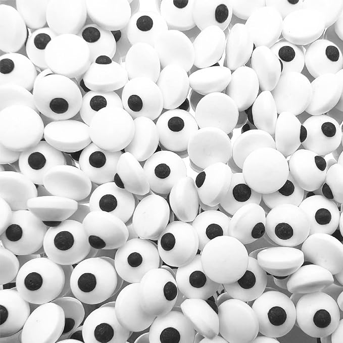 SE Si&Moos Candy Eyes for Decorating Small Edible Eyes Small Eye Sprinkles Googly Candy Eyes for Cakes, Cupcakes, Cookies, Party Birthday Halloween Christmas Supplies 3 OZ with Tweezers