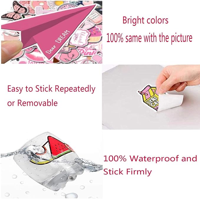 50Pcs Watercolor French Breakfast Stickers,Waterproof Vinyl Brunch Bakery Stickers for Journaling,Laptop,Water Bottle, Planner,Scrapbook,Phone Case,Notebook, DIY Decor for Food Lovers
