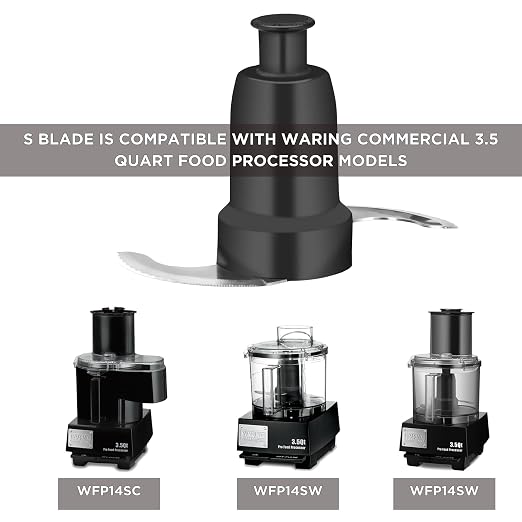 Waring Commercial Sealed LiquiLock S-Blade for use with WFP14S, WFP14SC (Patented)