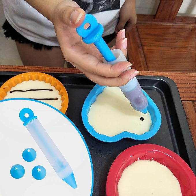 Pastry DIY Cake Decorating Pen Cake Cookie Cream Pastry Chocolate Decorating Pen Kit,Chocolate Cake Decoration Tool,For Bakery Kitchen 4 Colors