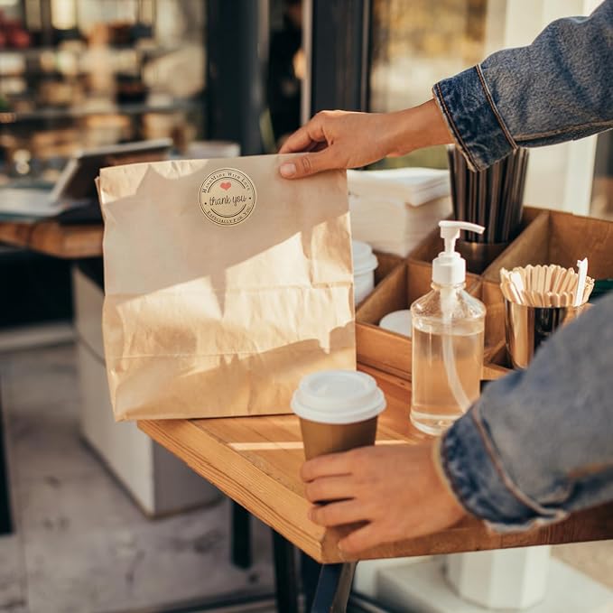 100 Pcs Paper Bread Bags for Homemade Bread, Paper Bakery Bag for Baked Food Packaging Storage, Large Kraft Paper Bread Loaf Bag with Window Label Seal Sticker included Pack of 60, 12.5x8.3x4 Inches