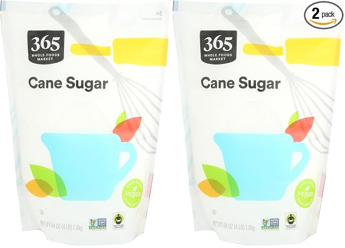 365 by Whole Foods Market, Cane Sugar, 64 Ounce (Pack of 2)