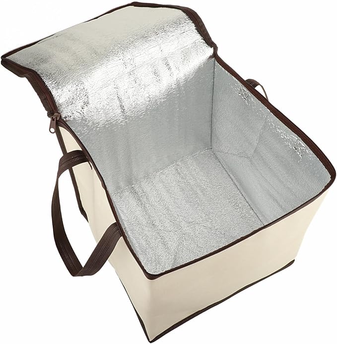 Bread Proofer Foldable Proofing Box Dough Proofer Heater Fermenting Warming Mat Heat Preservation Aluminum Film Portable Handle Thick Insulation Suita, 50L