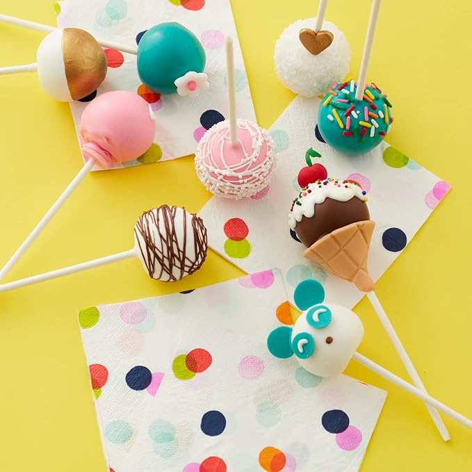 Wilton Candy Melts Dip-N-Decorate Candy Making Tools and Cake Pop Decorating Kit, 49-Piece