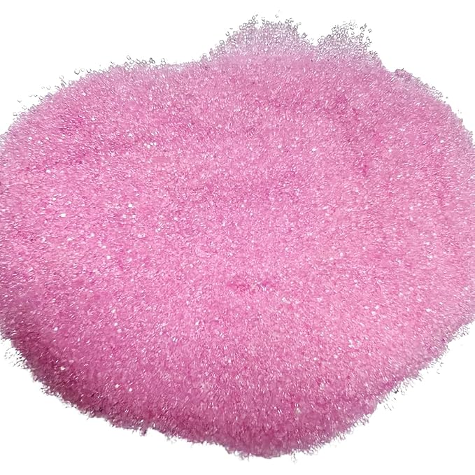Senchanting Edible Crystal Pink Sanding Candy Pink Sanding Sugar Sprinkles for Cake Decorating Wedding Valentine's Day Party Baking Cupcake Cookie Ice Cream Decoration Supplies 90g/3.2oz