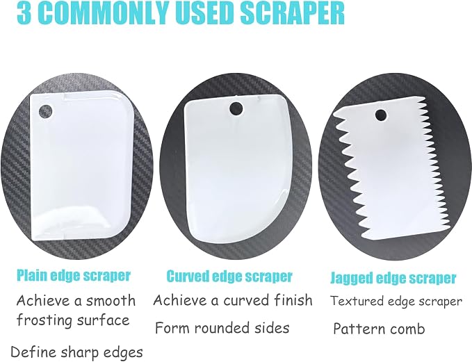 69 PCS Cake Decorating Kit, Baking Supplies - 12'' Cake Stand Turntable with 50 Piping Bags & 12 Piping Tips & Coupler & 2 Spatula& 3 Scrapers - ProfessionalCake Decorating Tools