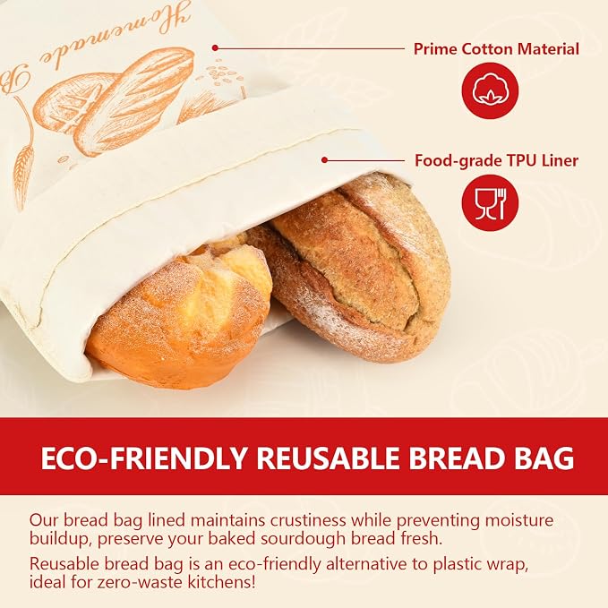 Sourdough Starter Kit, Bread Baking Supplies with Sourdough Jar 9" Round & 10" Oval Proofing Basket Magnetic Bread Lame Resuable Bread Bag, Breads Making Kit Sour dough Gifts for Bakers Women Wife Mom