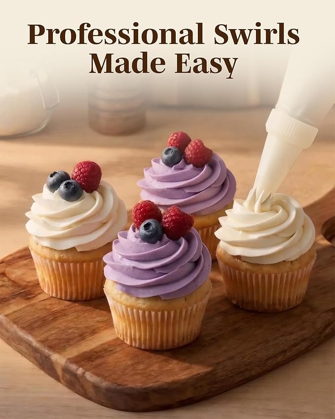 Cake Decorating Piping Bag Couplers - 10 Pieces Locking Nut Cake Decorating Supplies Icing Bag Connector Frosting, Pastry Kit Cupcake Decorating Kit, Baking Supplies, Fits Most Standard Tips