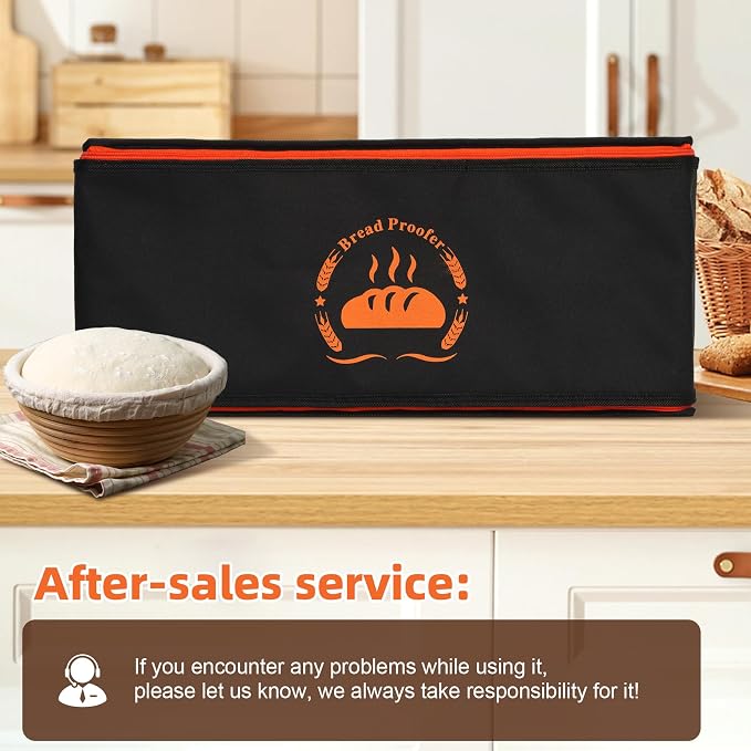 Bread Proofing Box Used to Provide Sufficient Temperature for Bread Proofing, Proofing Box Consists of Sourdough Bread Proofing Mat and Thermal Insulation Box, Suitable for Half Size Baking Sheet Pan