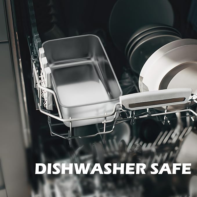 Leonyo 32 Pack 9x5IN Loaf Pans for Baking Bread, 9x5IN Stainless Steel Loaf Pans Set for Homemade Bread, Meatloaf, Bananas, Brownies, Lasagnas, Dishwasher Oven Safe