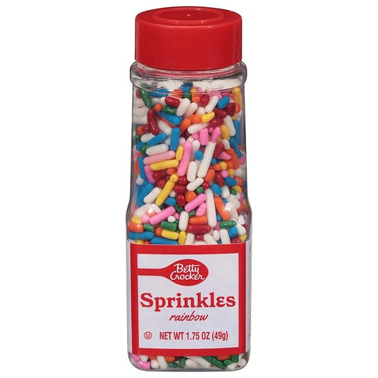 Bc Decor Rainbow Mix Size 1.75z Betty Crocker Rainbow Mix Decor Toppings