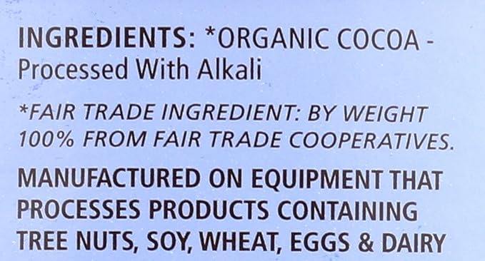 Equal Exchange, Cocoa Powder Baking Unsweetened Organic, 8 Ounce