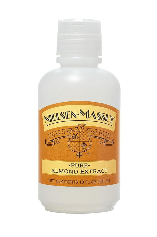 Nielsen-Massey Pure Almond Extract for Baking and Cooking 18 Ounce Bottle
