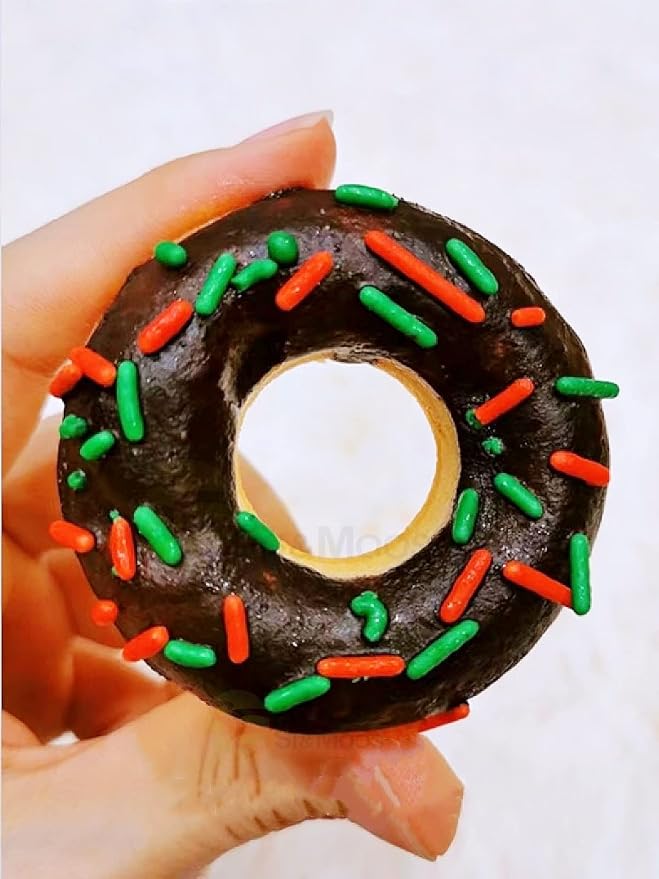 SE Si&Moos Green Sprinkles Edible Green Jimmies Soft Jimmy Sprinkles Halloween Cake Decorations Christmas Cookie Decorations for Topping Ice Cream, Cookies, Cakes, Cupcakes, Dessert Decorating 2.75 OZ
