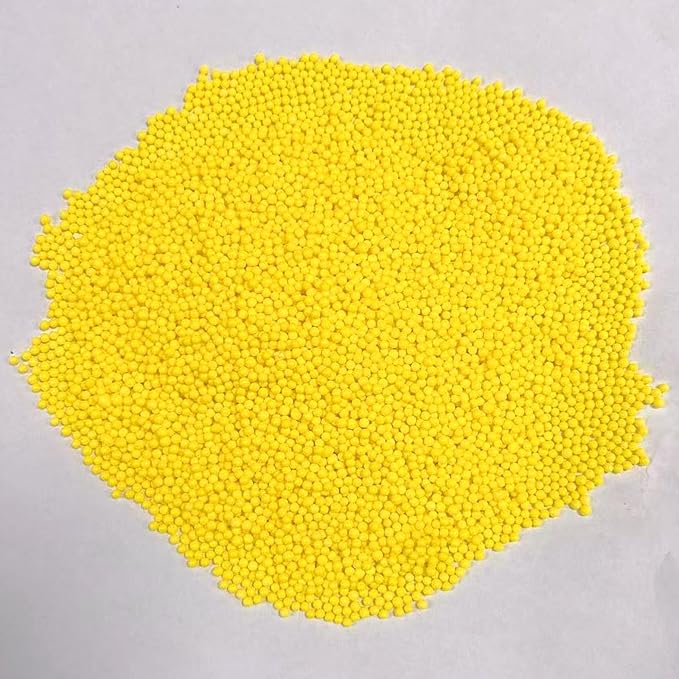 PhilaeEC Yellow Nonpareils Sprinkle 2mm Mini Peals Sprinkle Edible for Cake Decoration Cupcake Topper Cookie Baking Decorations Halloween Christmas Valentine Supplies