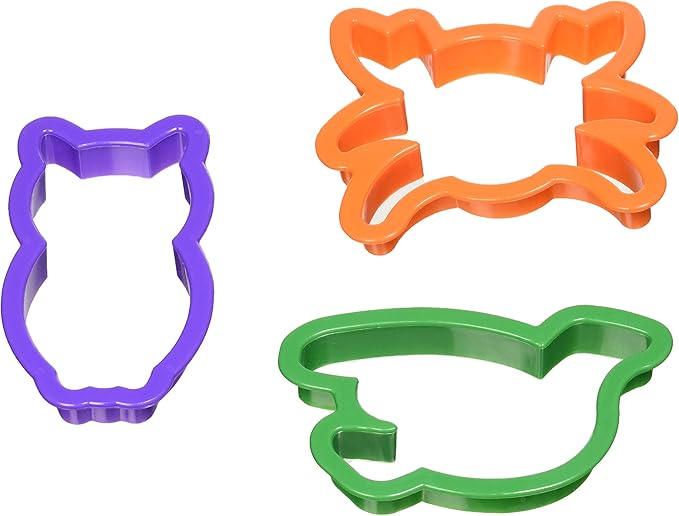 Wilton Animal Pals Cutter Set - Make Cut Out Sugar Cookies or Gingerbread Cookies for Themed Parties like Jungle, Farm, Ocean, 50-Piece