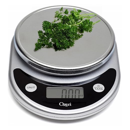 Ozeri® Pronto® Kitchen and Food Scale with Variable Graduation Technology® | Recognized by experts -- Winner of awards from the Food Network, The New York Times’ Wirecutter, CNN Underscored, and others.