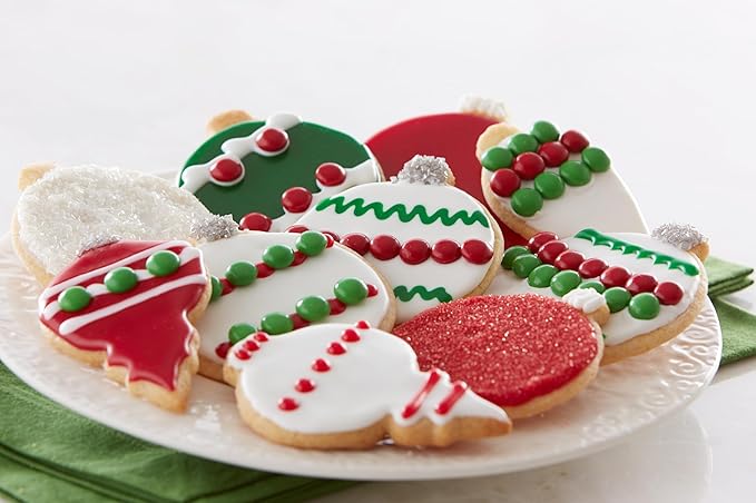 Cake Mate Bright Red Sanding Sugar for Decorating – Colored Sugar with Easy Pour Lid for Cakes, Cupcakes, Cookies, and More – Ideal for Holiday & Party Decorations - 33oz