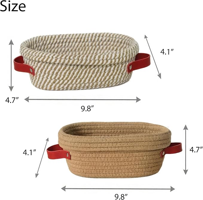 Banneton Sourdough Bread Proofing Baskets,Oval Cotton Rope Sourdough Proofing Basket with Liners & Covers for Sourdough & Artisan Bread Baking (Khaki Oval Banneton – 2 Pack (Solid + Stripe))