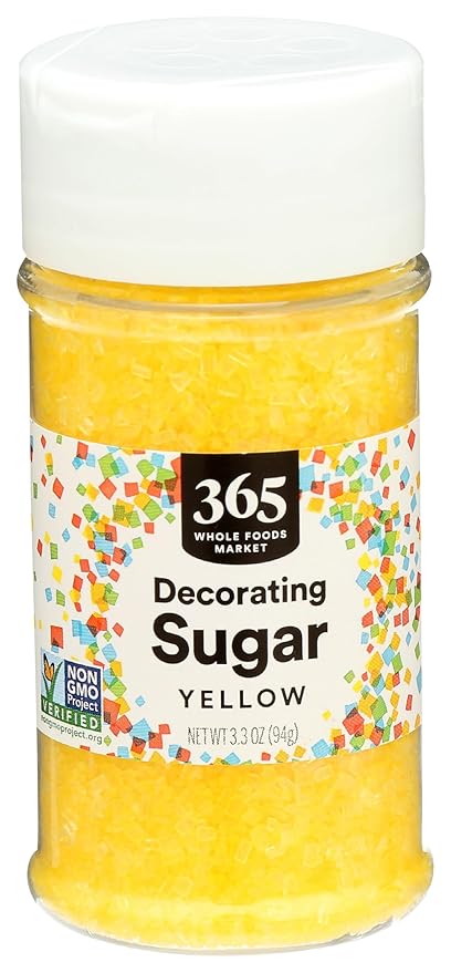 365 by Whole Foods Market, Yellow Decorating Sugar, 3.3 Ounce