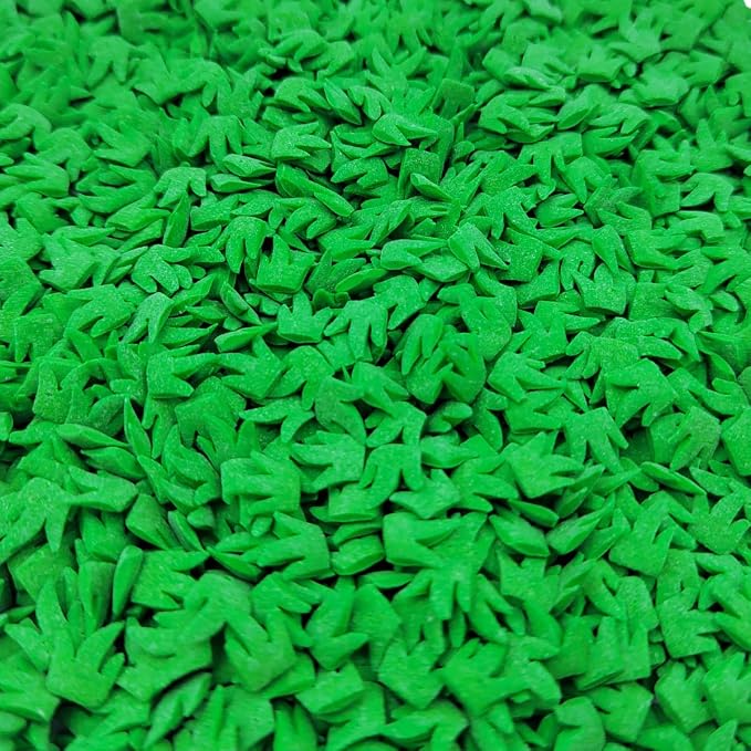 Edible Green Grass Sprinkles for Cake Decorating Grass Confetti Cake Decorations Cupcake Toppers Baking Cookie Decorating Birthday St Patrick's Day Supplies