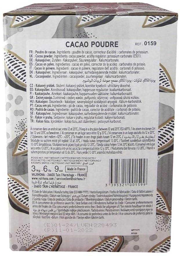 Valrhona Cocoa Powder - 3 kg