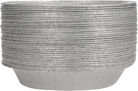 Waytiffer 9" Pie Pans (10pack) - Disposable Aluminum Foil Pie Tins,Heavy-duty, Baking Tin Plates, Standard Size