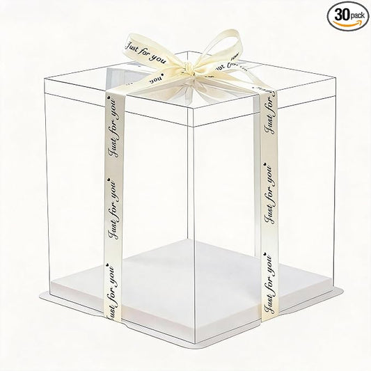 14 Inch Large Cake Boxes, Bulk 30 Pack Commercial Grade – For Tiered & Sheet Cakes, Extra Sturdy Bakery Boxes, Bulk Order Value,Heavy-Duty Bakery & Wholesale Packaging, For Large Cake Business