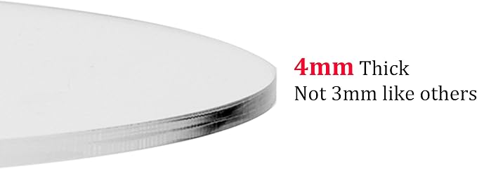 Jusalpha 5 Tier Round Acrylic Cupcake Stand-cake stand-dessert stand, cupcake Tower 5RFs (5 Tier With Base)