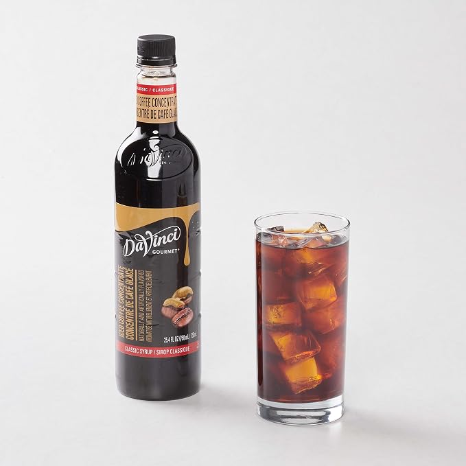 DaVinci Gourmet Classic Iced Coffee Concentrate Syrup, 25.4 Fluid Ounces (Pack of 1)