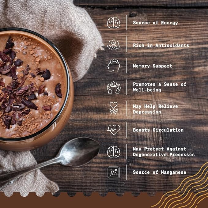 NaturaleBio Cacao Nibs Organic 1 lb. Unsweetened, Non-Alkalized and Pure. Sugar-Free Dark Chocolate Chips Substitute. Non-GMO, Gluten Free, Tested for Heavy Metals. From Raw Cacao Beans