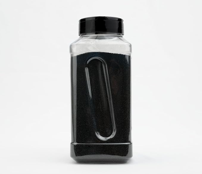 GranAroma Black Sanding Sugar, Decorative, Cookies & Sweets (1.78 Pound)