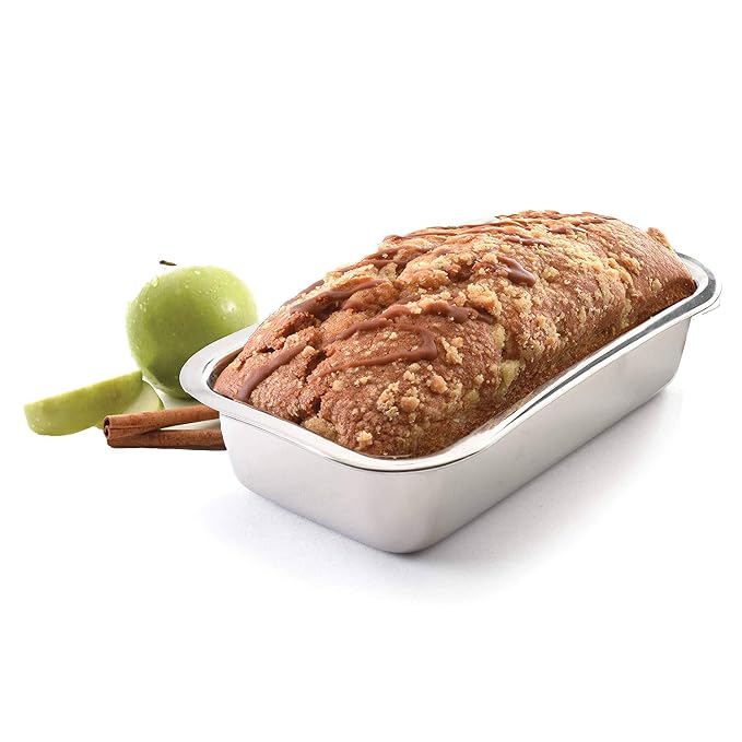 Norpro Stainless Steel Bread Loaf Meatloaf Dessert Pan With A Mirror Finish | Model 3849 (2-Pack)