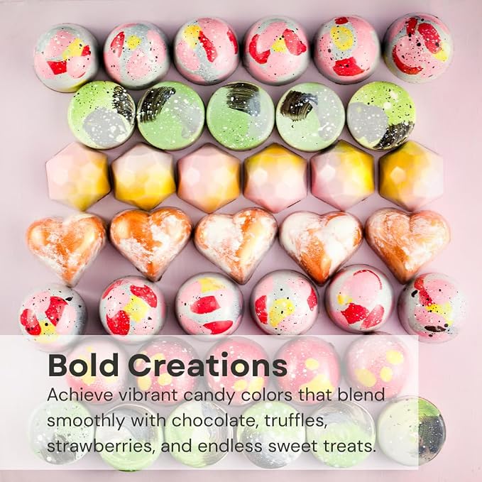 Chefmaster Pink Candy Color | True-Tone Shades | Oil-Based | Professional-Grade Dye | Chocolate, Strawberries, Cake Pops | Decorating | Easy-to-Use | Manufactured in the USA | 0.64 oz