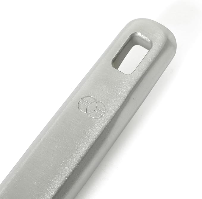 Calphalon Prime Slotted Spatula, Slotted Fish Turner, Stainless Steel Kitchen Flipping Spatula, Flexible Heavy-Gauge Heat Resistant for Seafood, Weighted Handle for Control