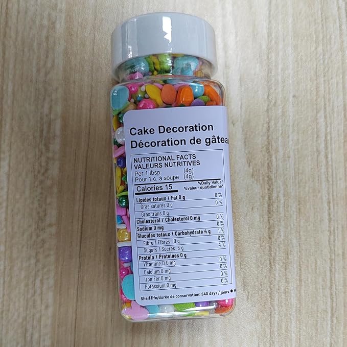 Easter Sprinkles Rabbit Bunny Carrot Edible Sugar Pearls for Cake Decorating Easter Cupcake Cake Toppers Baking Cookie Pearl Cake Decorations Valentine's Day Halloween Supplies
